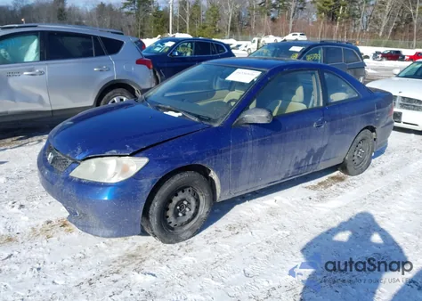 2004 Honda Civic Lx z USA, uszkodzony, nr VIN 1HGEM22544L066765